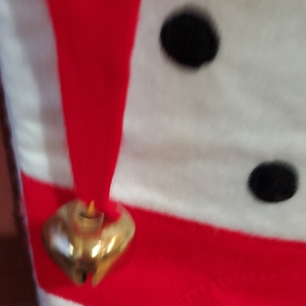 Supersize Snowman  Christmas Stocking - Red and White 34 Inches - Picture 4 of 5